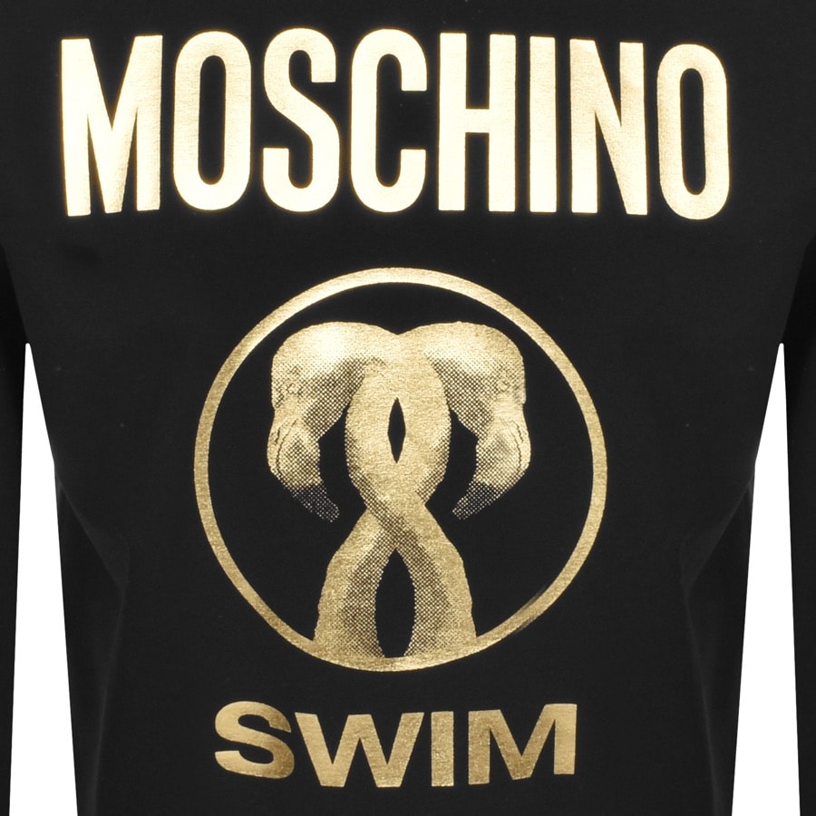 Alternative Image for ProductMoschino Swim Logo Sweatshirt Black3